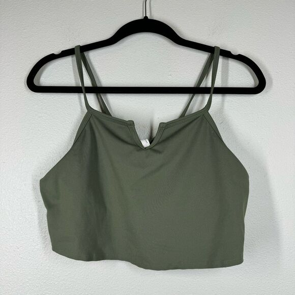 Free People On Top Of The World Bralette Crop Top Sports Bra Size Large - Picture 1 of 7